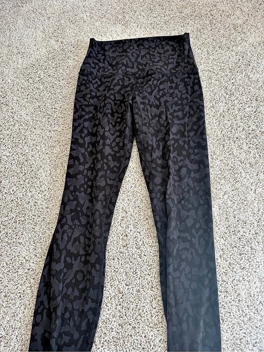 lululemon Align High-Rise Pant 28" Leggings Black & Gray